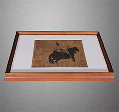 巴中书画装裱配框服务案例